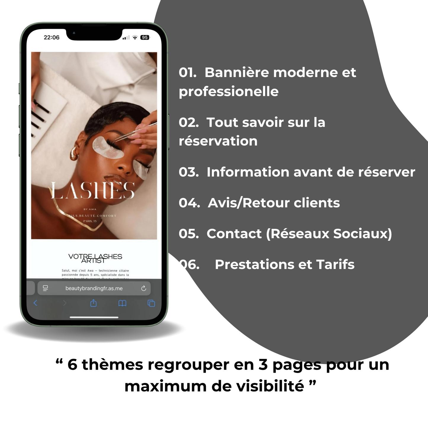 Template Acuity - White Beauty Lashes