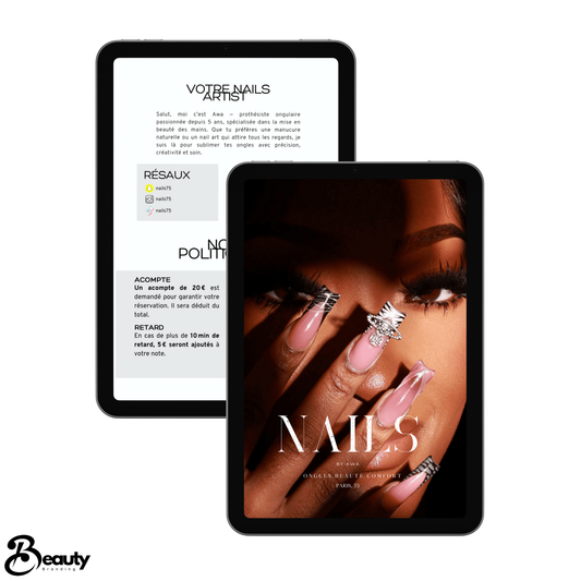 Template Acuity - White Beauty Nails