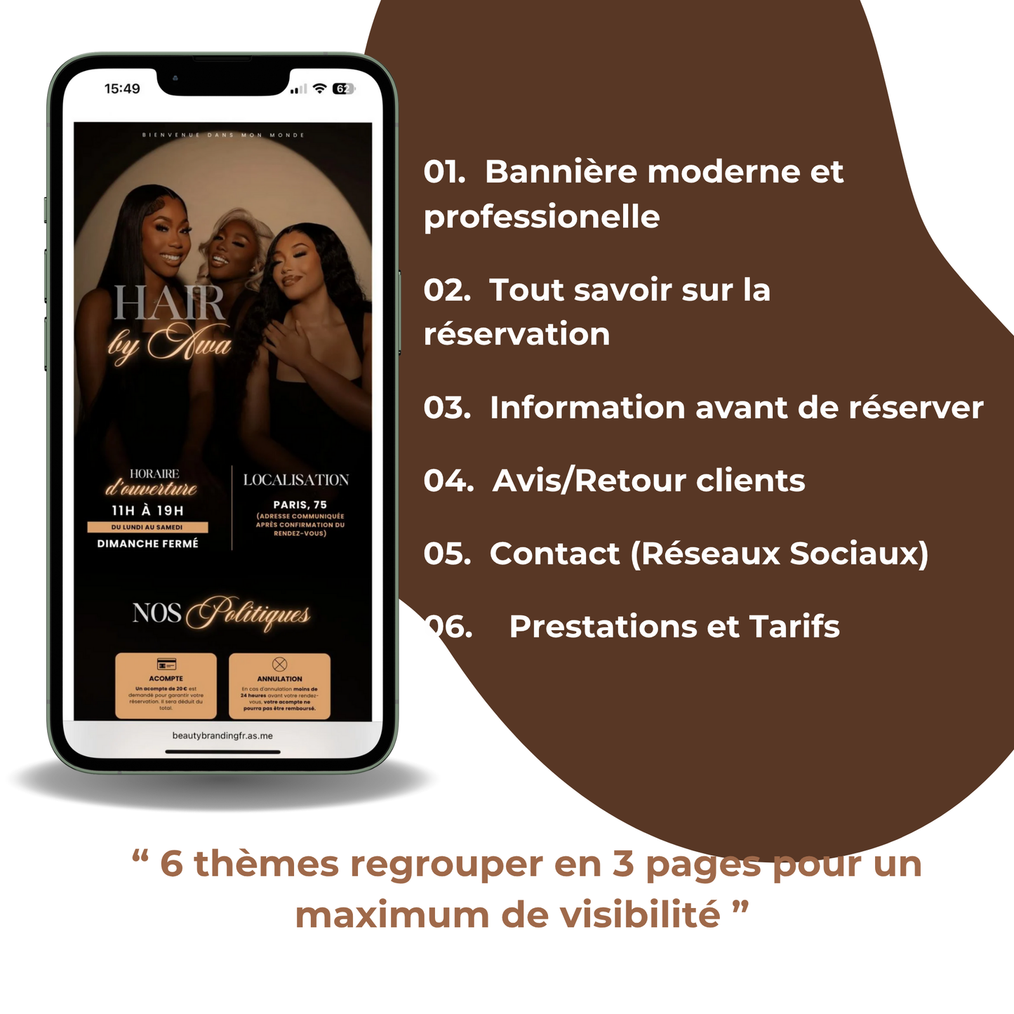 Template Acuity - Classy Beauty Hair