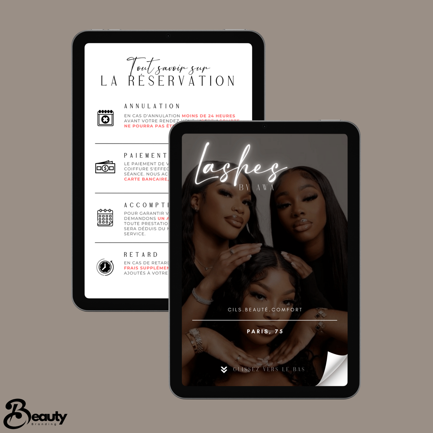 Template Acuity - Pure Beauty Lashes