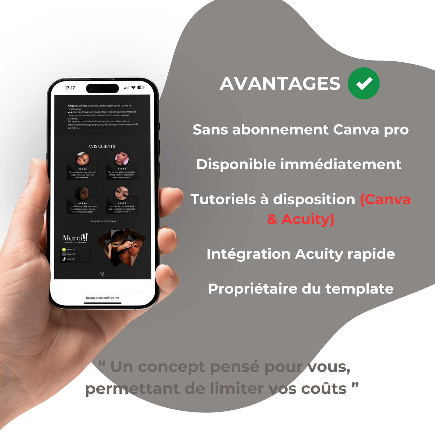 Template Acuity - Simple Beauty Lashes