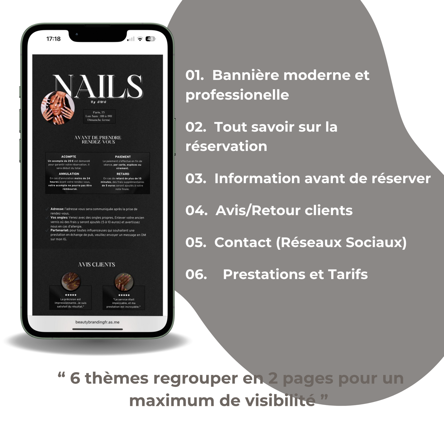 Template Acuity - Simple Beauty Nails